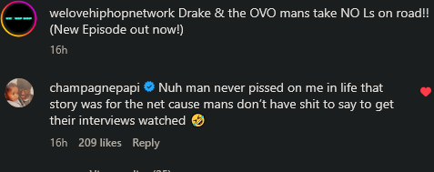 drake we love hip hop