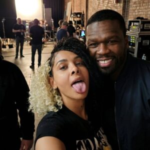 50 cent with Lebraa Deville
